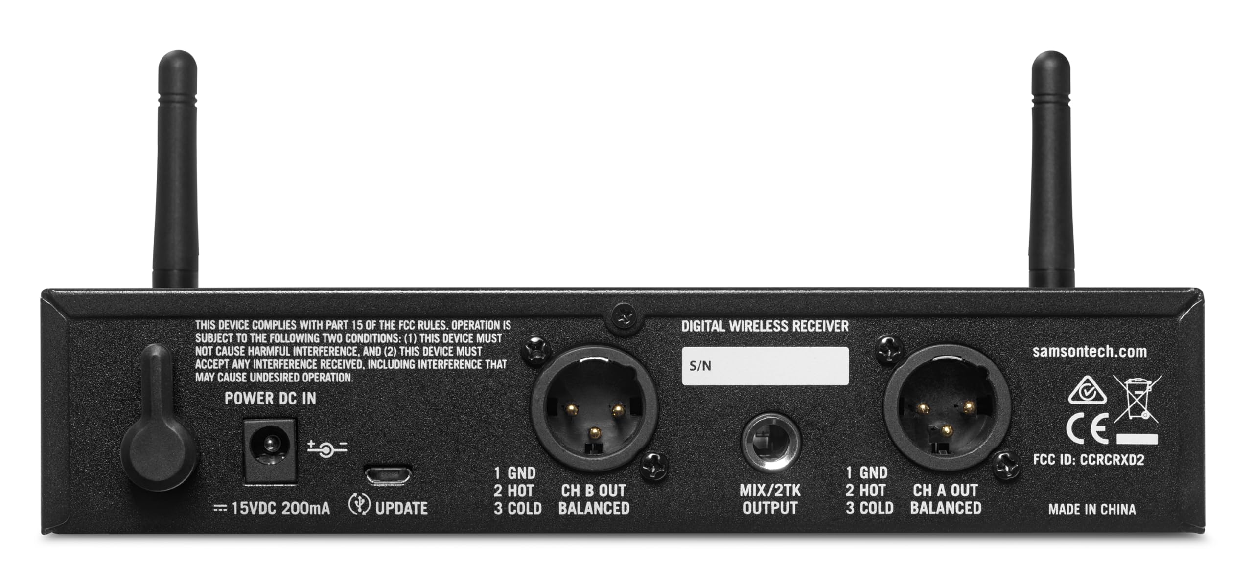 SAMSON サムソンのワイヤレス2セット Amazon.com: Samson Concert XD2 Dual Handheld Digital Wireless